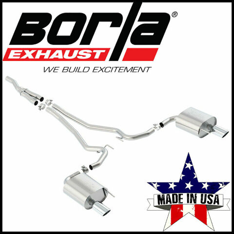 Borla ATAK Cat-Back Exhaust System Fits 2015-23 Ford Mustang Coupe