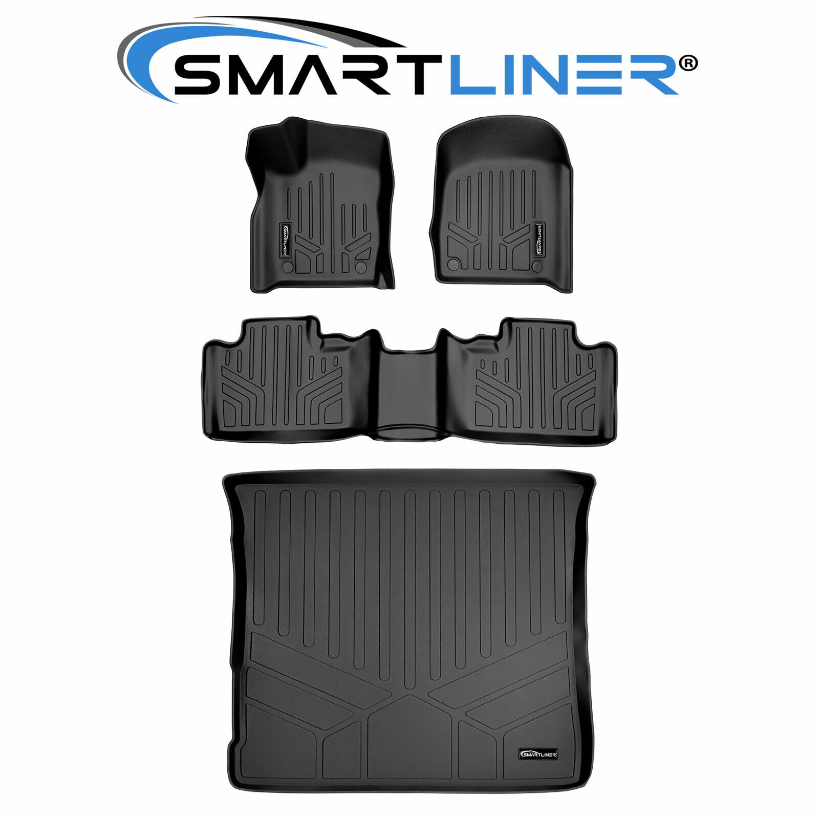 SMARTLINER Custom Fit Floor Mats & Cargo Liner Set 20162021 Jeep Grand
