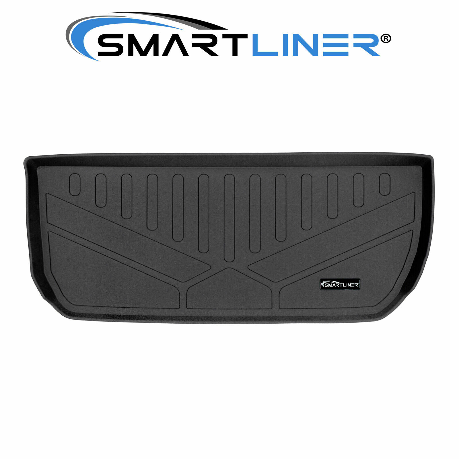 Smartliner SA0043-B0043 Custom Fit 2 Row Floor Mats Liner Set For 2008 2017 Buick Enclave Black
