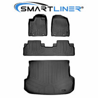 SMARTLINER Custom Fit Floor Mats Cargo Liner Set Black for 2013-2015 RX