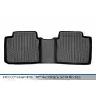 thumbnail image 2 of SMARTLINER Custom Fit Floor Mats For 2014-2019 Toyota Corolla | 2-Row Set Black | Anti-Slip & Easy Clean 2 of 5