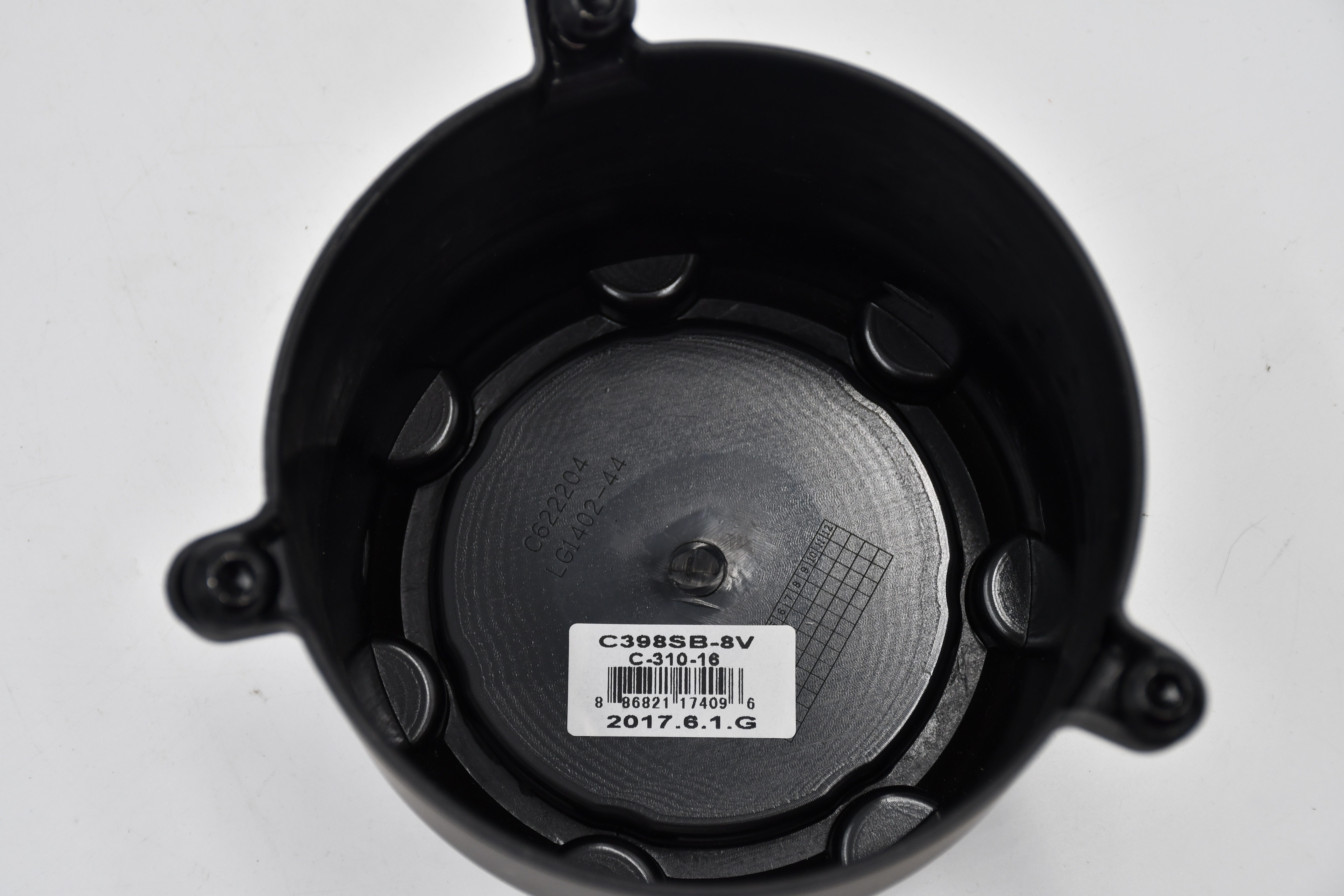 Vision 398 Manx 412 Rocker C398SB-8V Satin Black Center Cap