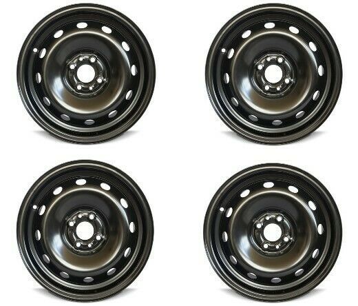 15インチ　Fiat ブラックホイール 4個セット Set 4 15