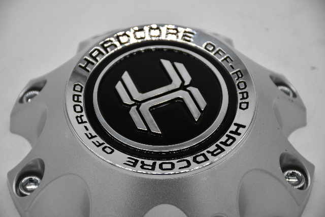 Hardcore Offroad Silver Wheel Center Cap CAP-HC18/19(BR)-8
