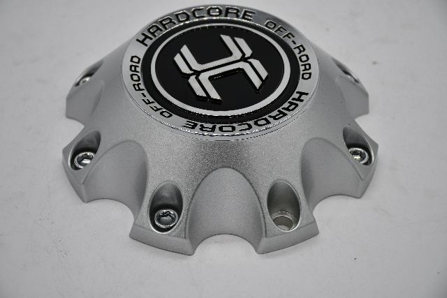 Hardcore Offroad Silver Wheel Center Cap CAP-HC18/19(BR)-8
