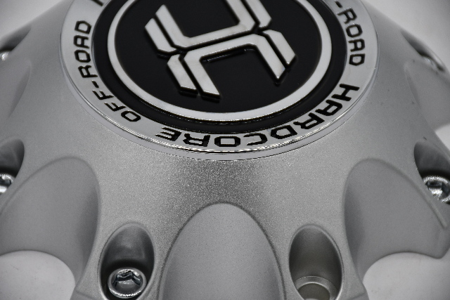 カップ Hardcore Offroad Silver Wheel Center Cap CAP-HC18/19(BR)-8