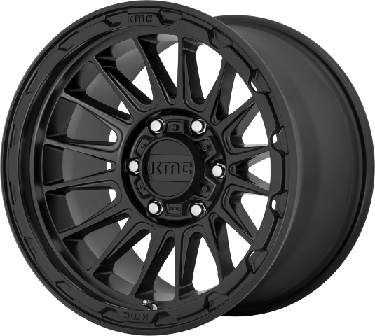 CAMELOT　16インチタイヤホイール×2本 KMC KM542 Impact 16x8 5x150 Satin Black Wheel 16