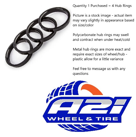 Car Wheel Hub Centric Rings OD 106.1mm To ID 84.1mm Wheels Center Shaft - View #13