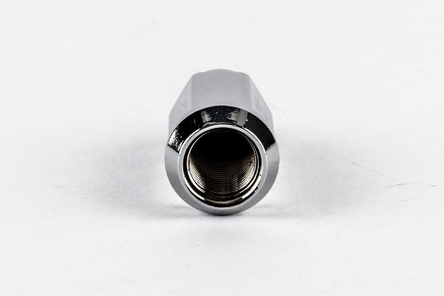 West Coast Acc Chrome Bulge Lug Nut - M12x1.75, 1.9 Inch Tall, Conical Seat - For Ford F150, Expedition (1999-2000) - Single - View #4