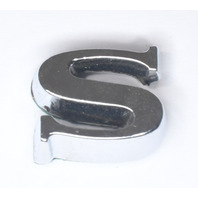 New trunk lid emblem letter "S" for 1971-1973 Mustang D1ZZ-6540282-C