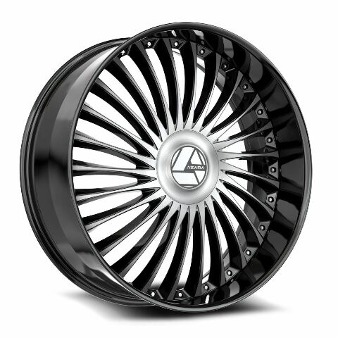 Azara Wheel AZX-103 30x9.5 6x135/5.5 22mm Black/Machined AZX