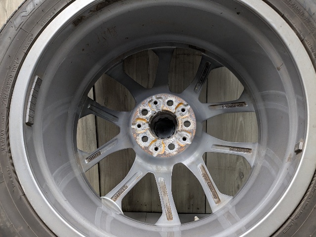 Genuine BMW X5 X6 20 Inch OEM Wheel Rim Style 738 – 2019-2024 – Machined Silver Finish