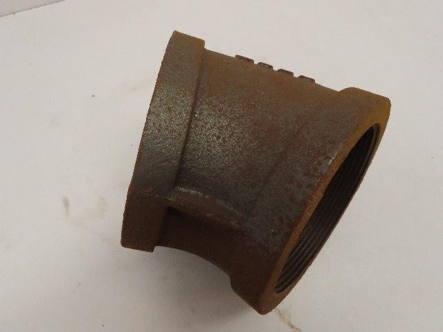 Ward 4"NPT 45Deg Elbow Black Pipe Fitting Malleable Iron Class 150 USA