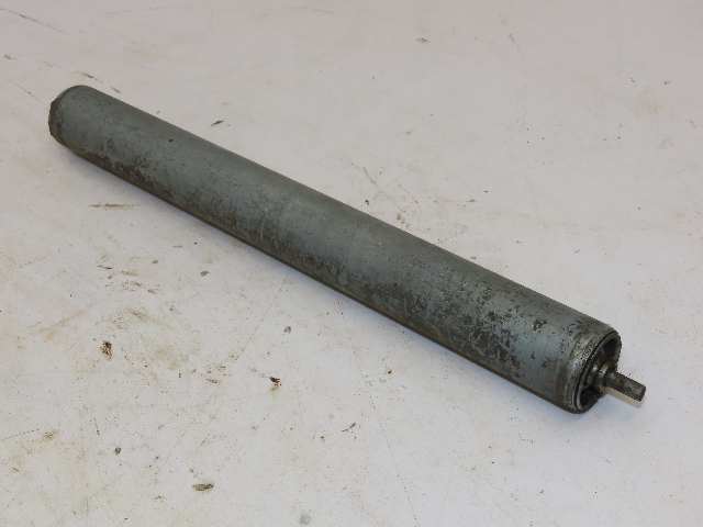 Lot De 7 Rouleaux De Convoyeur Gravitaire - 1-3/8 De Diamètre, Axe 1/4, Galvanisé, Occasion