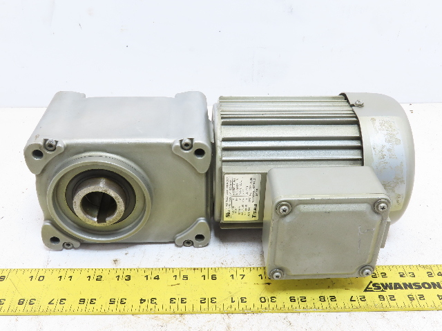 HRF 711HBキジハタ TSUBAKI HYPOID MOTOR RATIO 50:1 3 PHASE .2KW-4P 34.4RPM