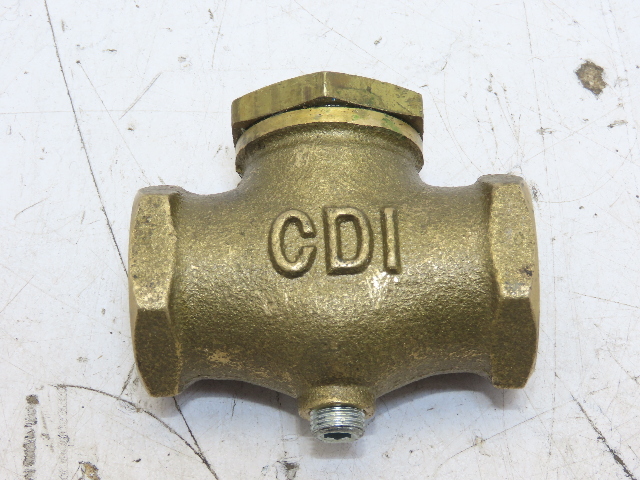 CONTROL DEVICES CB75 Check Valve Air Brass 3/4 in NPT 3/4 NPT 250 psi Pressure