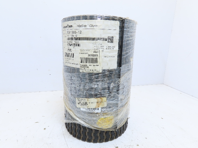 Rexnord TCF1505-12 MATTOP RubberTop 1500Straight Running Conveyor Belt Chain10FT
