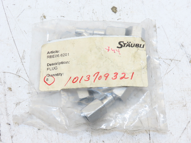 New Genuine Staubli RBE06.6201 Quick Release Connect Plug Coupling Fitting 1pc