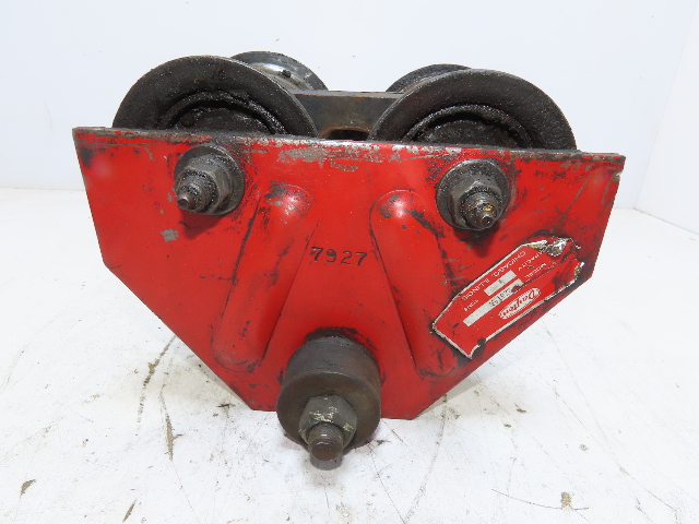 Dayton 2Z615A 1/2 Ton Push/Pull Hoist Beam Trolley 2.5-5.25" Flange 1000Lbs.