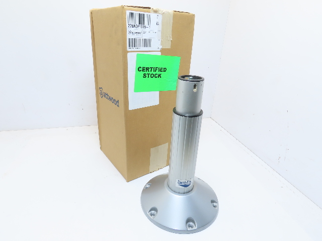 Attwood SWIVEL-EZE 278AOP1519 Boat Seat Pedestal Base Plate 2-3/8" 15-19" GREY