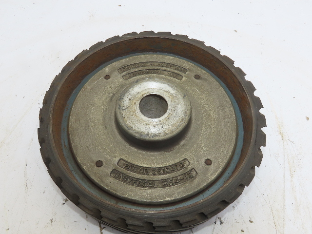 Chicago Universal R54-12 Hub 1-1/2" Bore 3x12" Contact Wheel Belt Sander Grinder