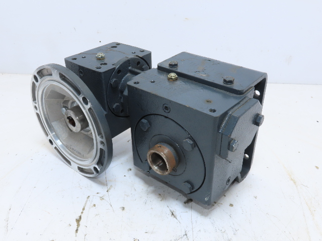 Hub City 0230-18838 56C Right Angle Double Gear Reducer 2400:1 0.73RPM 0.033hp