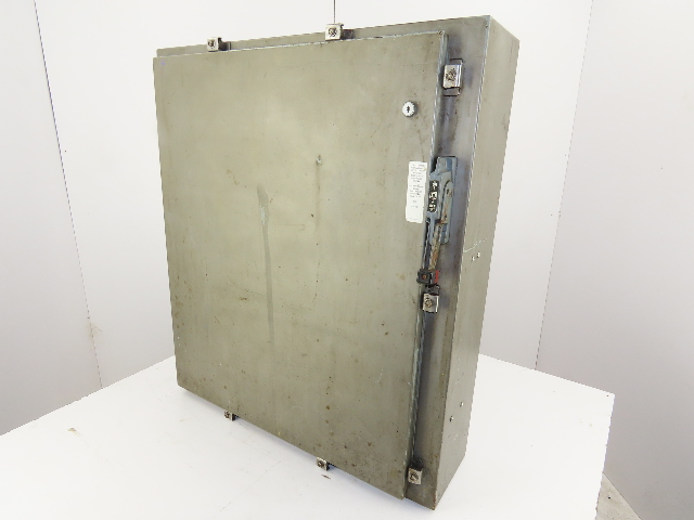 HOFFMAN A36HS3108LP 36X31X8 ENCLOSURE 60A Square D Disconnect Backplate TYPE 4