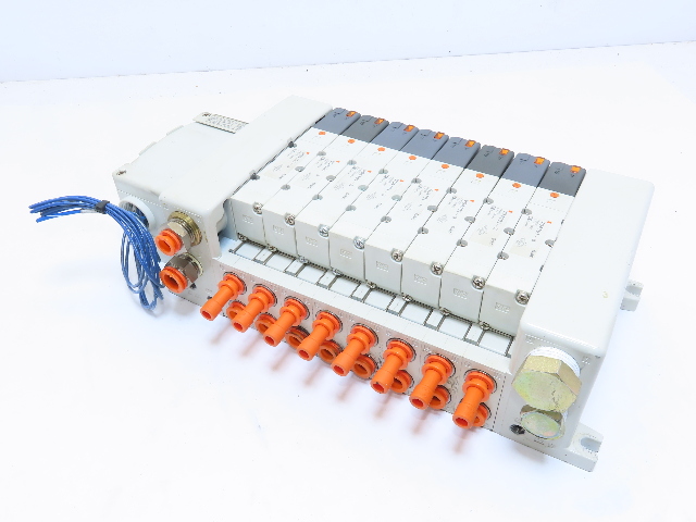 SMC VQ4101-5 4/5-PORT 8-Valve Bank VQ4000 Base 24VDC