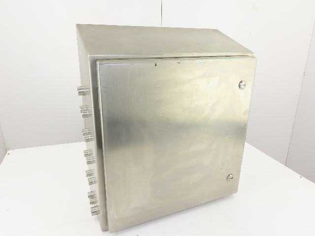 Hoffman 20x20x8 Sloped Top Electrical Enclosure 304SS