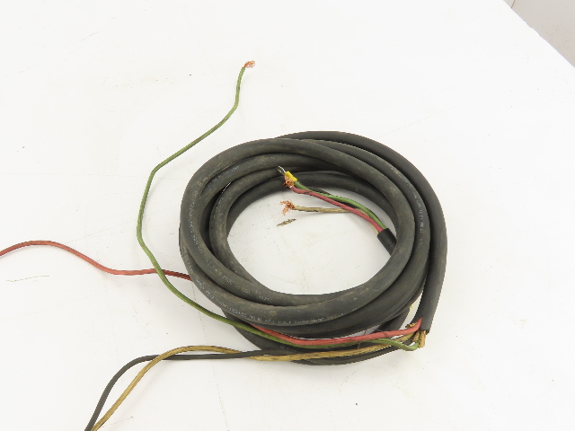 20Ft Carol 12/4 12 AWG 4 Conductor SOOW SO Cable Cord Wire 600V Portable Power