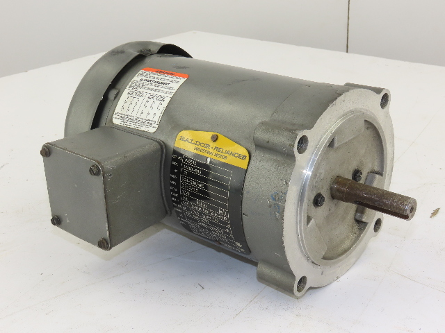 Baldor VM3542 34A63-883 3/4 .75HP 208-230/460V 3PH 1725RPM 56C Frame TEFC Motor