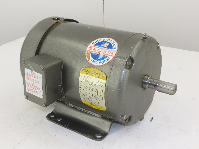 Baldor M3608 34A63-883 2HP 208-230/460V 3PH 3450RPM 184 Frame TEFC Motor