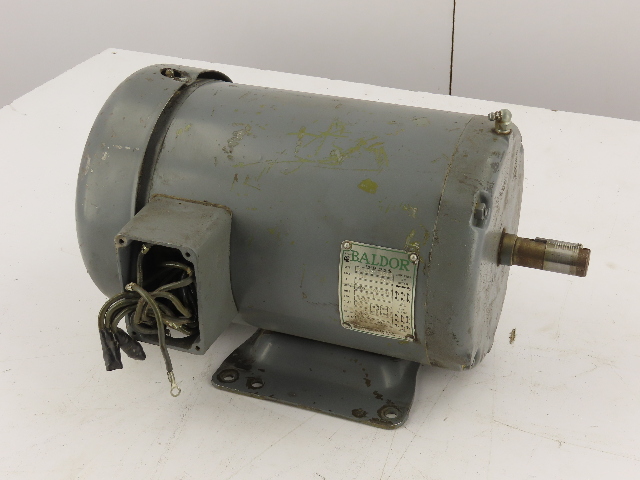 Baldor 36-242-1864B M3613 5HP 208-220/440V 3PH 3450RPM 184 Frame TEFC Motor