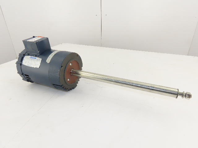 Leeson 114640.00 C6T17DC62D 3/4HP 1725RPM 208-230/460V3PH 56CZ Frame TENV Motor