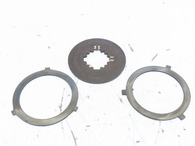 BRAKE FRICTION DISC PAD With FRICTION RINGS USED