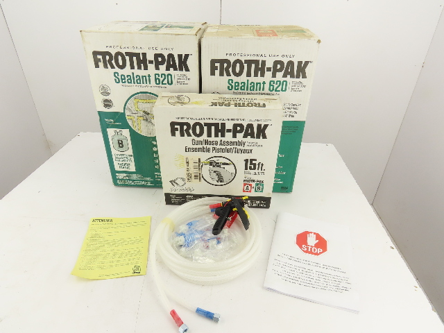 Froth-Pak Low GWP 620 Spray gun Indoor/Outdoor Spray Foam Insulation Kit