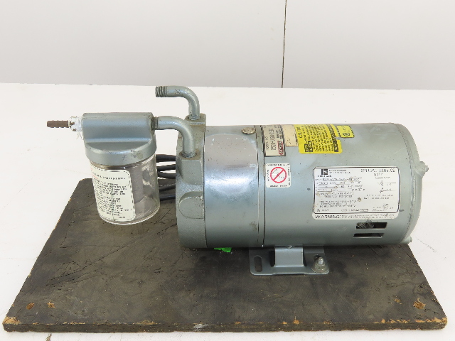 Gast 0522-V103-G18DX Oil-Less Rotary Vacuum Air Pump 115VAC 60Hz 1PH 1/4HP