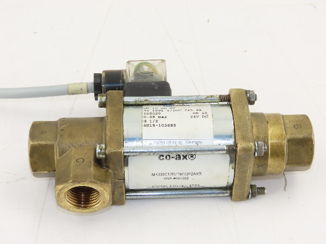 Mueller Co-ax MK 10 DR NC 3/2 Way coaxial Direct Acting Valve 24V DC G1/2 Thread