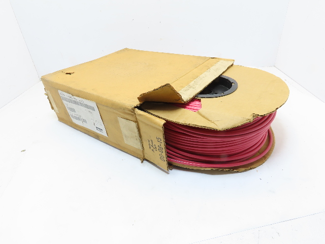 Parker HUFR-4-045-RD-0500 Microweld Polyurethane 1/4"O.D. Push-Lock Red Tubing