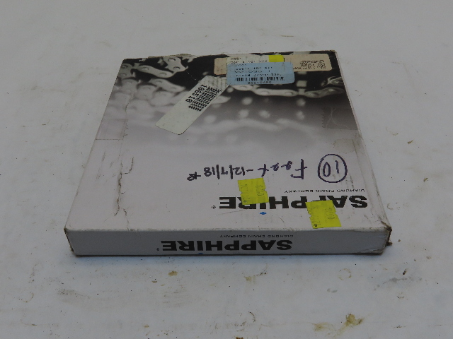 SAPPHIRE DIAMOND CHAIN 06B-1X10FT 3/8IN PITCH BS SIMP (NEW IN BOX)