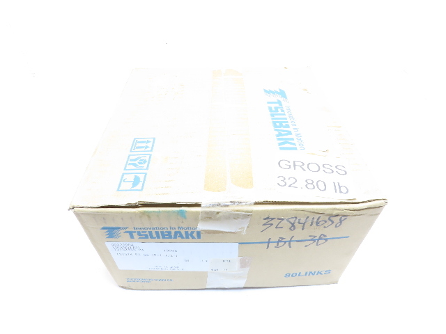 New in Box Tsubaki TS1524 PA SS Stainless Steel table top conveyor chain
