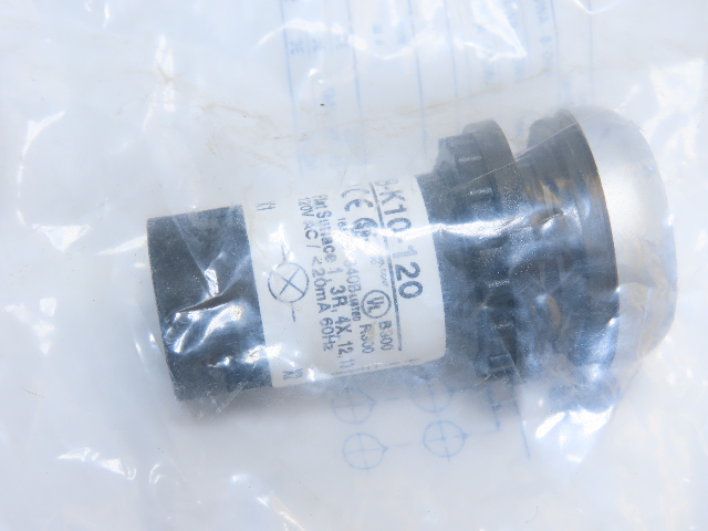 Eaton C22-DRL-XB-K10-120 Pushbutton Illuminated Maintained Blue No Lense 230V