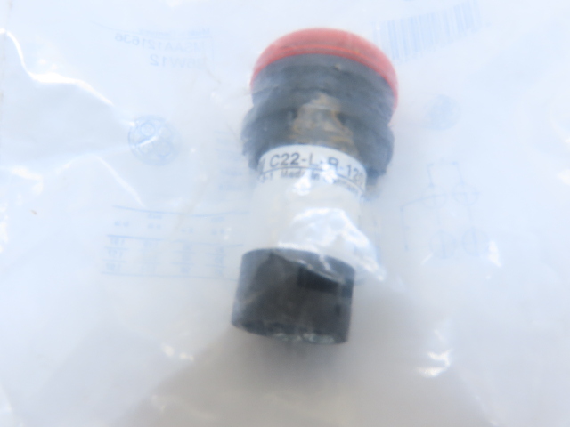 Eaton C22-L-R-120 Button Indicating Light Red Illuminated LED 120 V