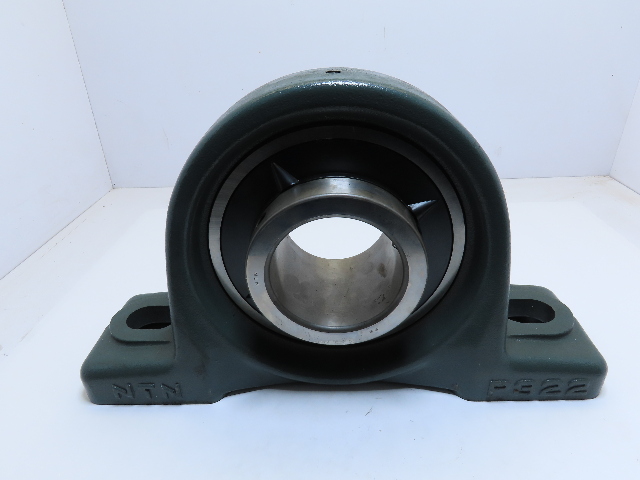 NTN UCP322D1 Pillow Block Ball Bearing 110 mm ID  set screw lock no grease Zerk