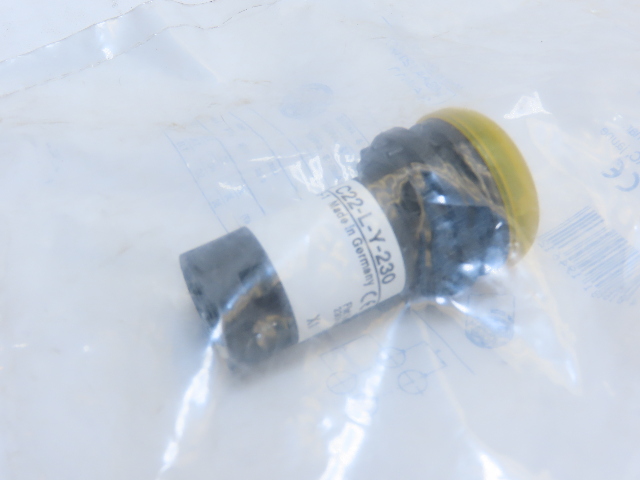 Eaton C22-L-Y-230 Button Indicating Light Yellow Illuminated LED 230V