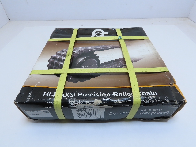 Senqcia 80-2 Riv 10 Ft 80-2HMRB HI-MAX Precision #80-2R Roller Chain NIB