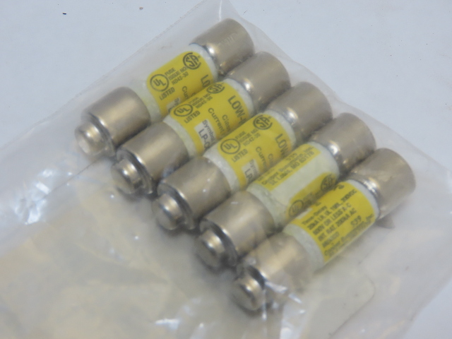 Cooper Bussman LP-CC-1 Time Delay Fuse 600VAC 300VDC 1Amp Class CC Lot of 5