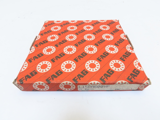 Fag L15RA600YP Thin Section Ball Bearing 6x6-5/8x5/16" 6.000x6.6250x0.313"