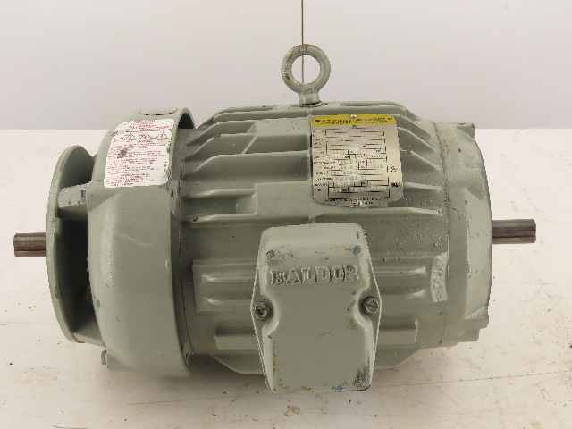 Baldor Reliance 06K139X71361 1HP 1760RPM Dual Shaft 182CZ Frame 460V 3PH Motor