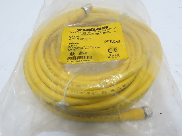 TURCK RKC 4.5T-12-RSC 4.5T/S1587 U-24430 4319M Cord set
